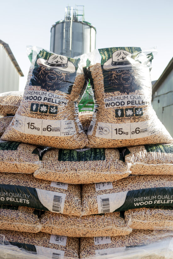 Kokskaidu granulas "Premium" 6mm, 975kg, palete