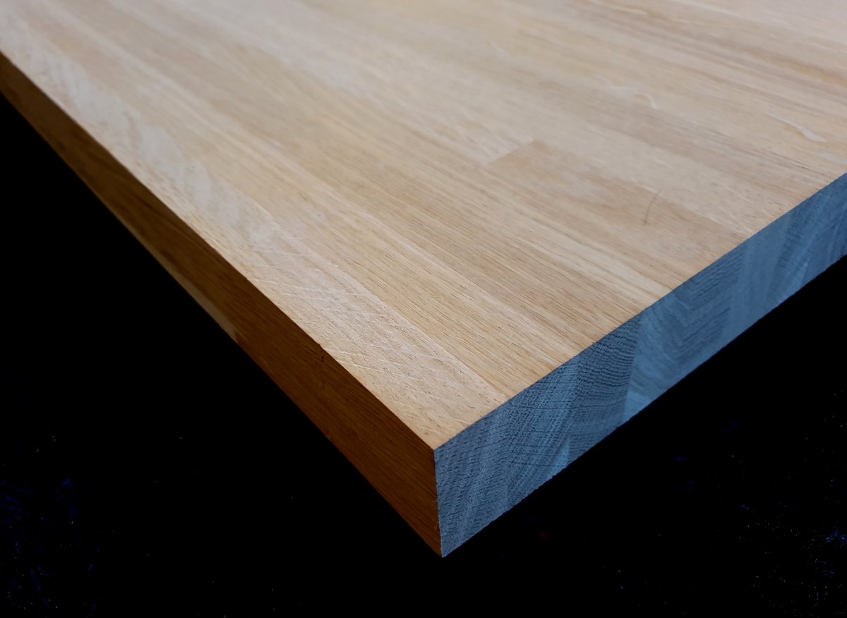 Oak Wood glued furniture panel 40x600x3000mm AB