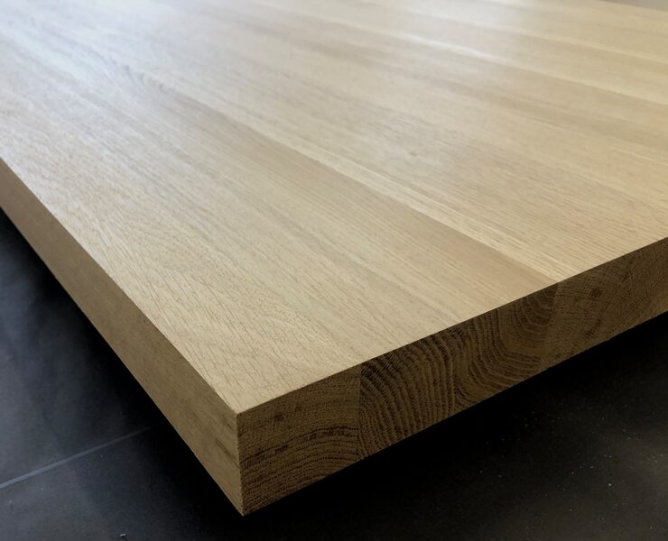 Oak solid wood panel 40x620x1000mm AB